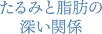 たるみと脂肪の深い関係