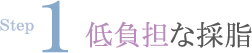 step1 低負担な採脂